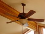 Antique style ceiling fan